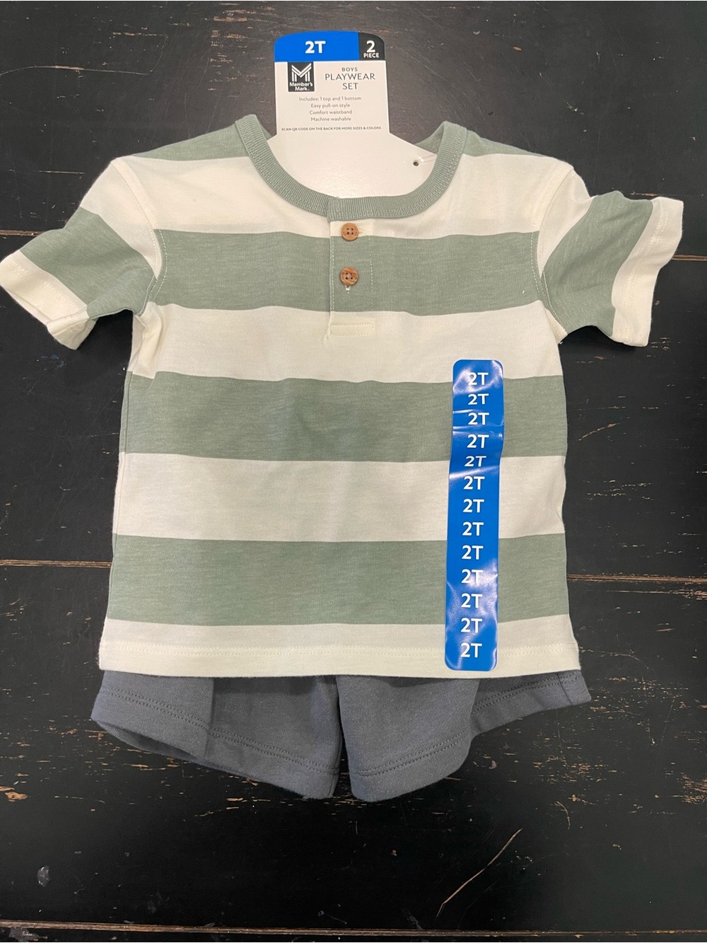 Toddler Boy Short Sleeve Top + Shorts Outfit Set